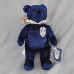 plush holybears god bless our police NWT 2001 stuffed animal (w719)